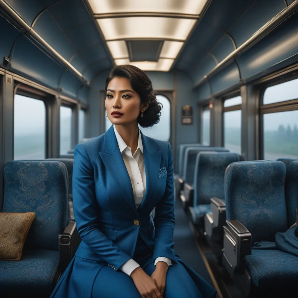 comic epic photograph, spotlit, Nikon d850, film camera, Surprising, Creepy Basic Bullet Train, Tedious Indigo patterns, Kashmir frame, broad lighting, Polaroid, 800mm lens, Ethereal Lighting, Sony A9 II, CineColor, Beautifully Lit, Kodak portra 800 . graphic illustration, comic art, graphic novel art, vibrant, highly detailed