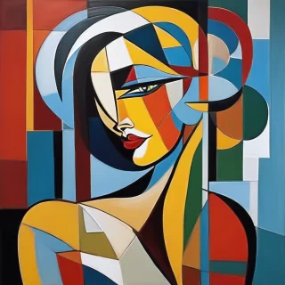 picasso concept abstractionism beautiful elegance woman frontality