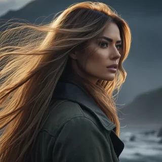 Hair strands, detailed, ultra realistic, sharp finish, close up shot, high quality, 4k