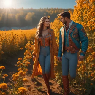 Whimsical and Playful, Draw a lot of colors and the sun style, Russia, imaginative, fantastic, bight colors, stylized, happy, Whimsical and Playful